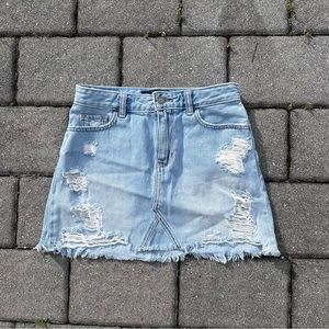 Hollister Denim Mini Skirt